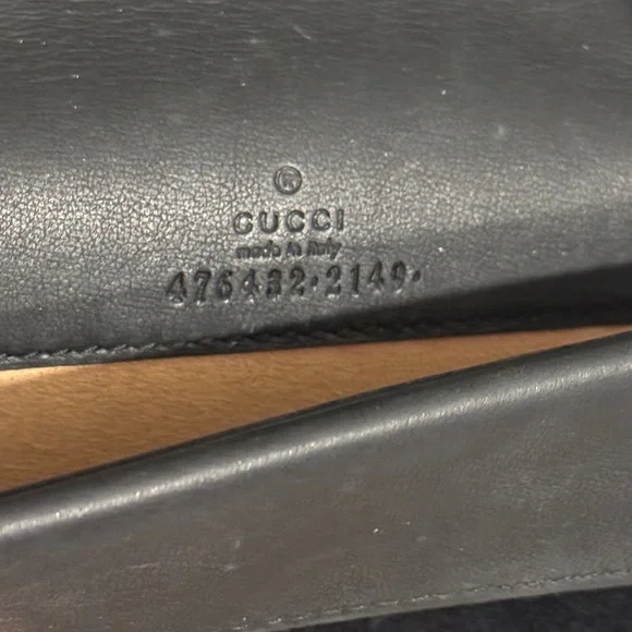 Elegant Black Gucci Dionysus Clutch - Picture 6 of 8